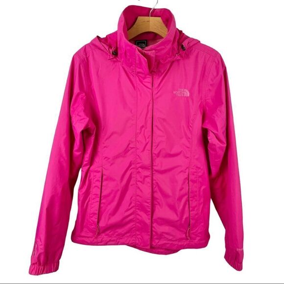𝅺THE North Face Resolve 2 Hyvent Hot Pink Rain Jacket Size S - Picture 2 of 10
